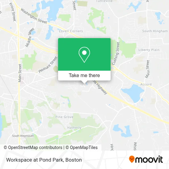 Workspace at Pond Park map