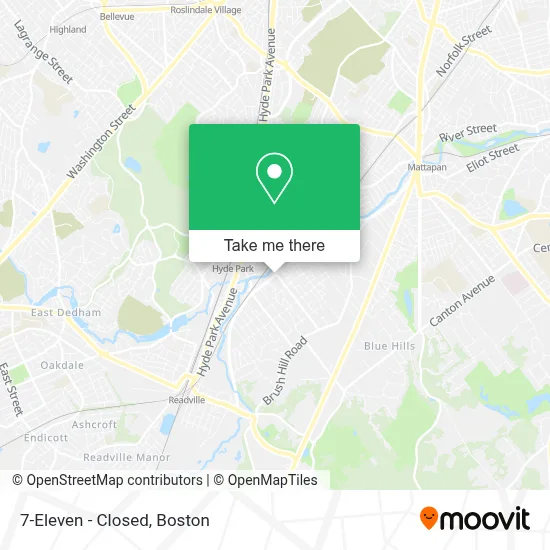 7-Eleven - Closed map