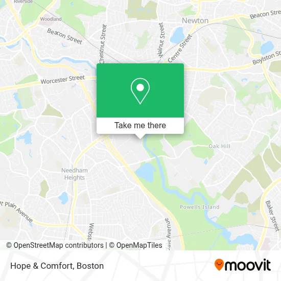 Hope & Comfort map