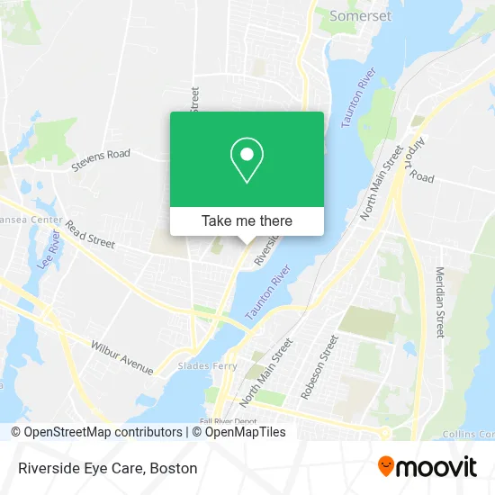 Riverside Eye Care map