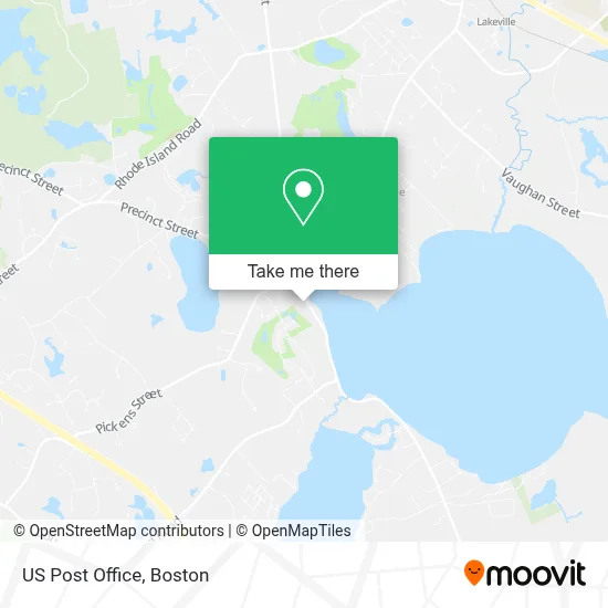 Us Post Office map