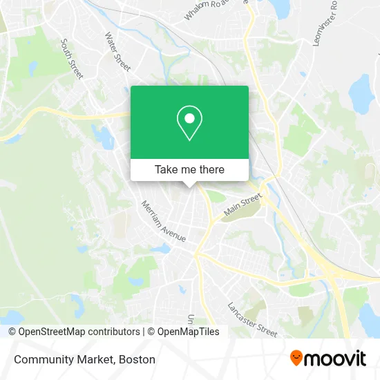Community Market map