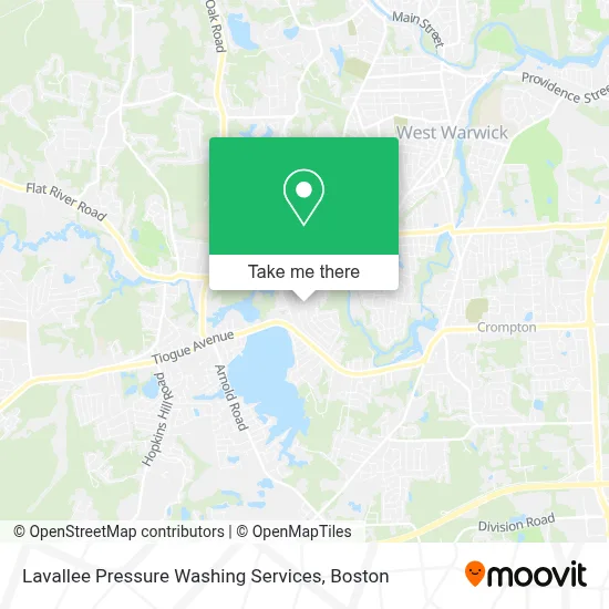 Lavallee Pressure Washing Services map