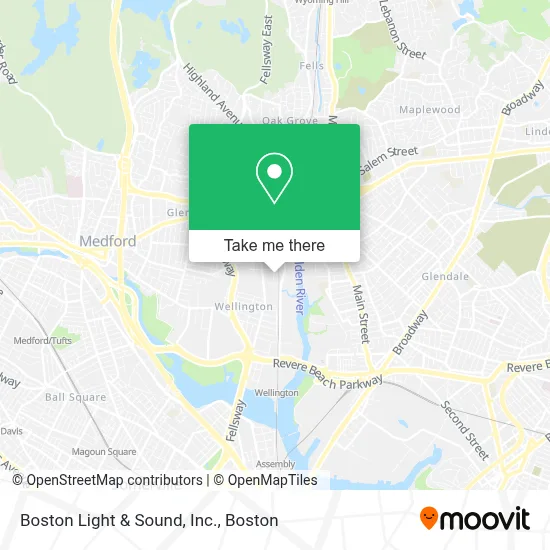 Boston Light & Sound, Inc. map