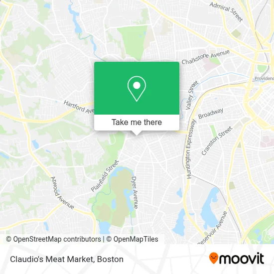 Claudio's Meat Market map