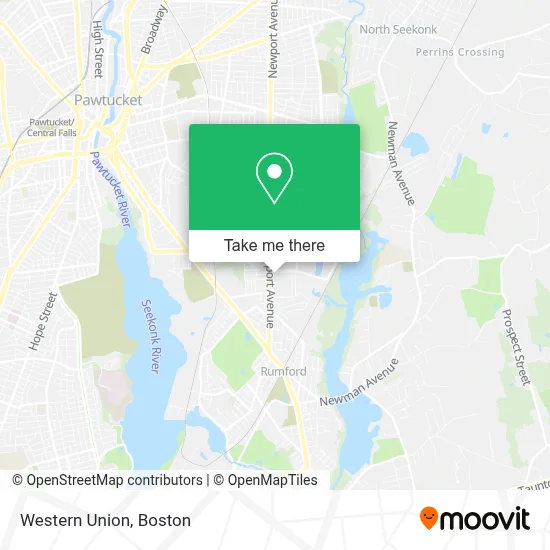 Western Union map