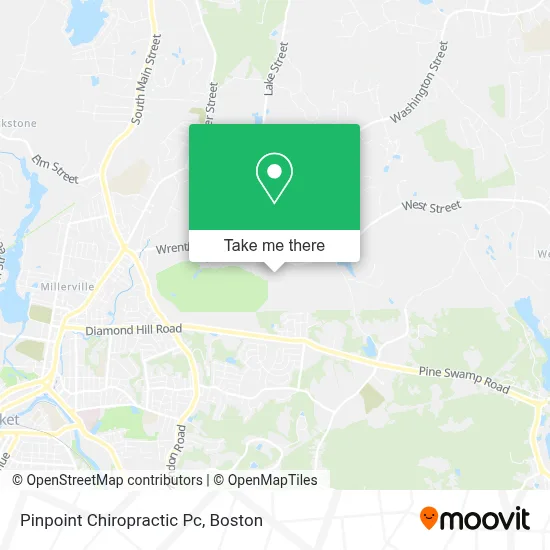 Pinpoint Chiropractic Pc map