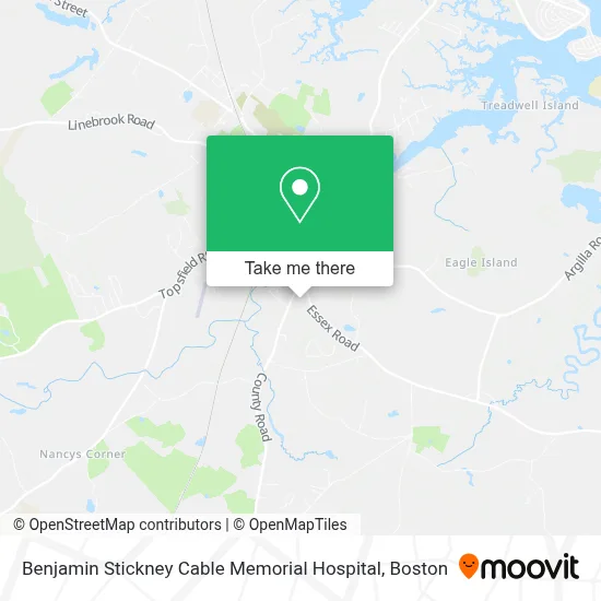 Benjamin Stickney Cable Memorial Hospital map