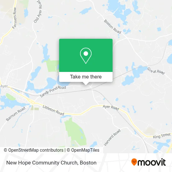 New Hope Community Church map