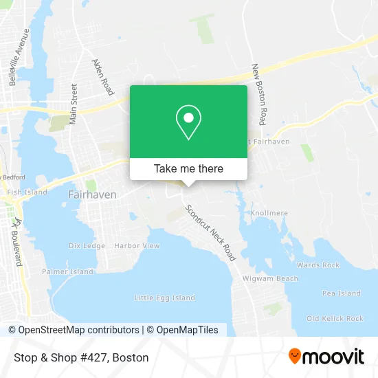 Stop & Shop #427 map