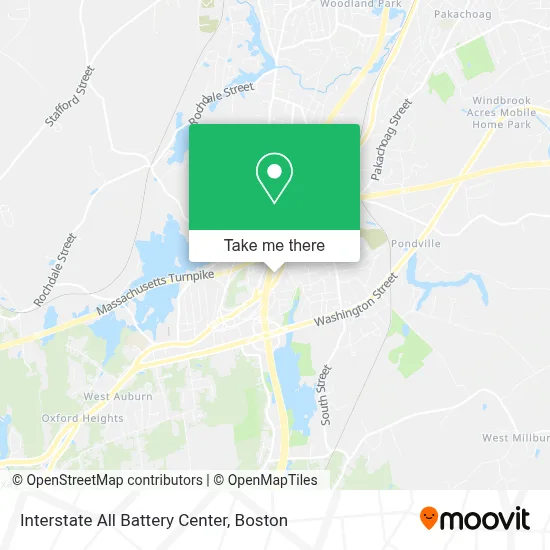 Interstate All Battery Center map