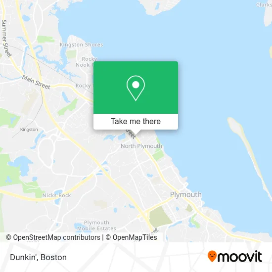 Dunkin' map