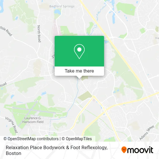 Relaxation Place Bodywork & Foot Reflexology map