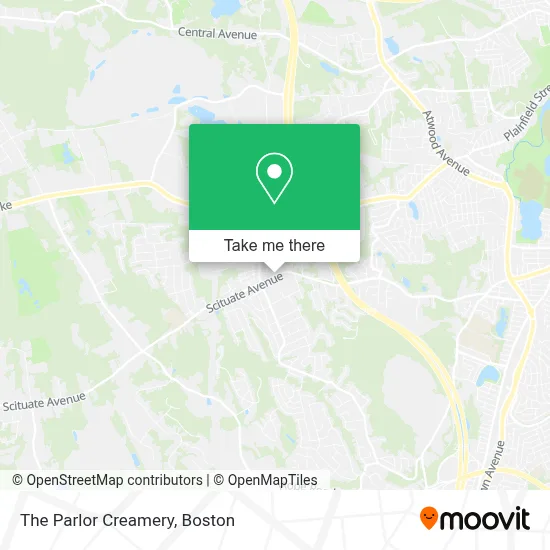 The Parlor Creamery map