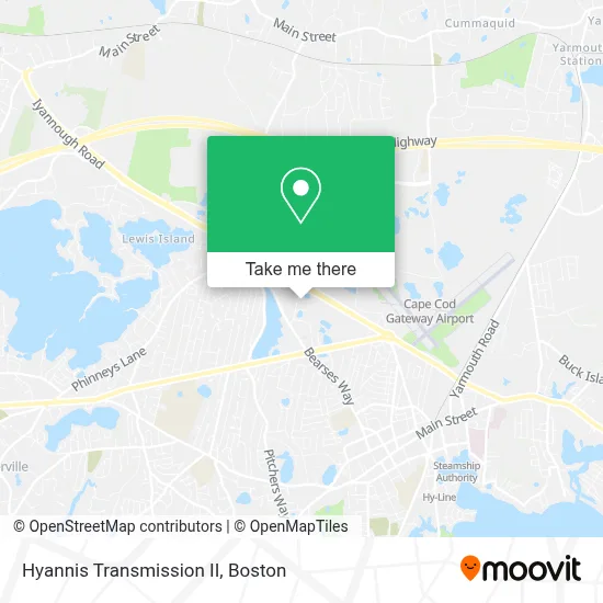 Hyannis Transmission II map
