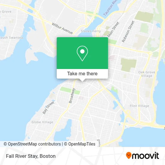 Fall River Stay map