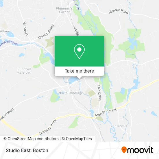 Studio East map