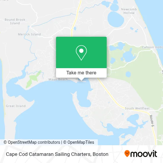 Cape Cod Catamaran Sailing Charters map