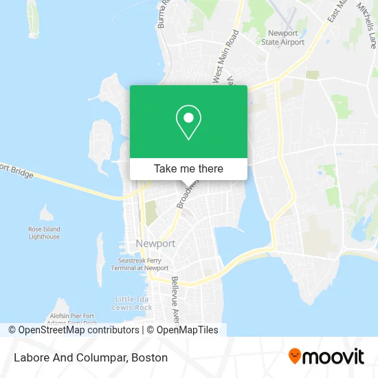 Labore And Columpar map