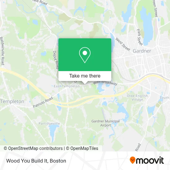 Wood You Build It map