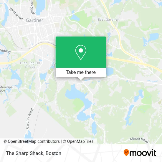The Sharp Shack map