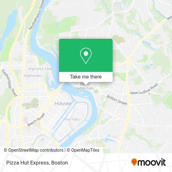 Pizza Hut Express map