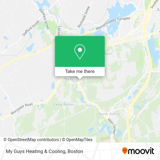 My Guys Heating & Cooling map