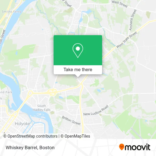 Whiskey Barrel map