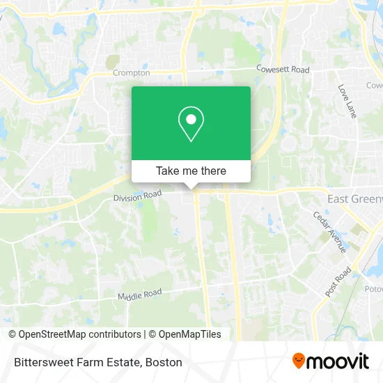 Bittersweet Farm Estate map
