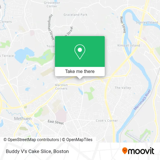 Buddy V's Cake Slice map