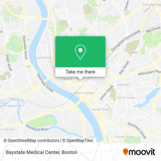 Baystate Medical Center map