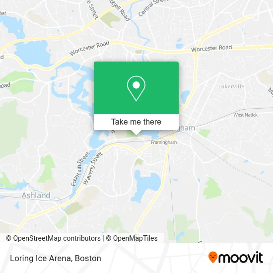 Loring Ice Arena map
