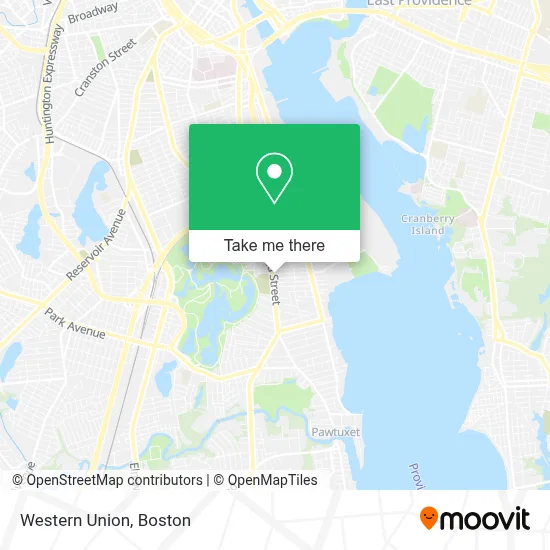 Western Union map