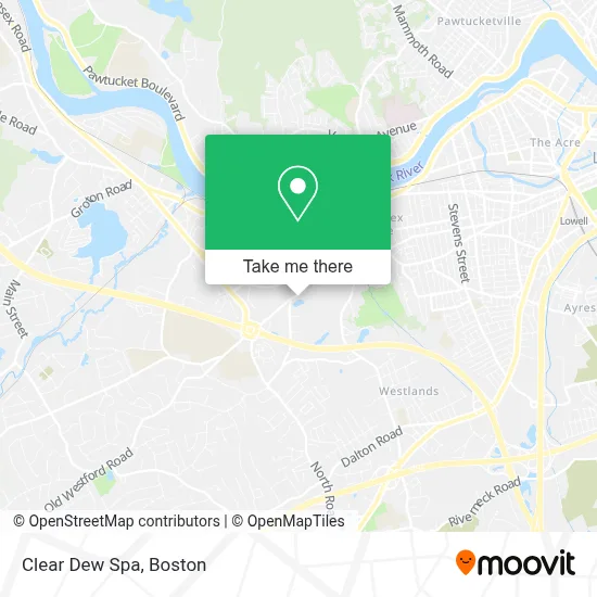 Clear Dew Spa map