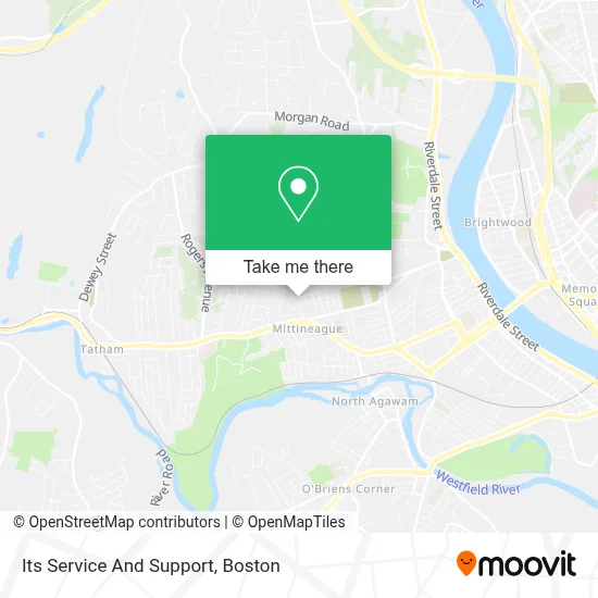 Its Service And Support map