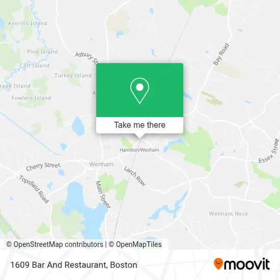 1609 Bar And Restaurant map