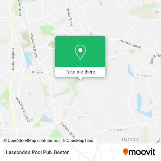 Lassonde's Pool Pub map