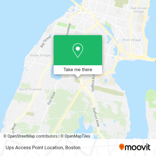 Ups Access Point Location map