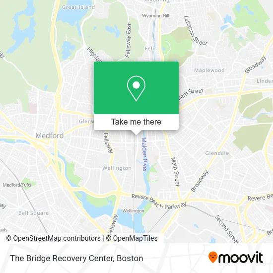 The Bridge Recovery Center map