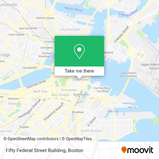 Fifty Federal Street Building map