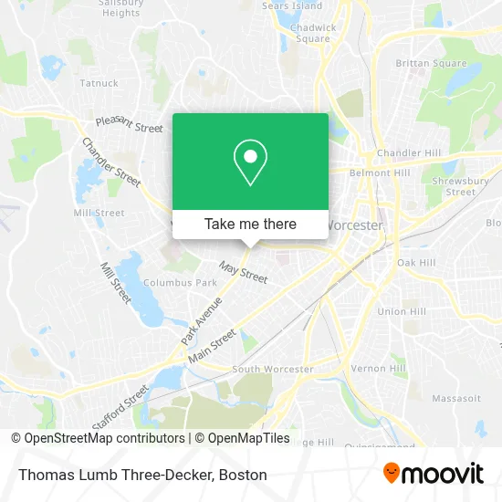 Thomas Lumb Three-Decker map