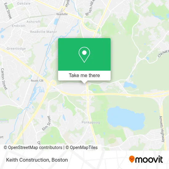 Keith Construction map