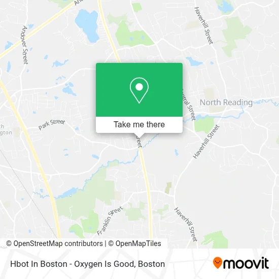 Hbot In Boston - Oxygen Is Good map