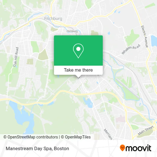 Manestream Day Spa map