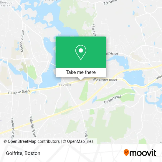 Golfrite map