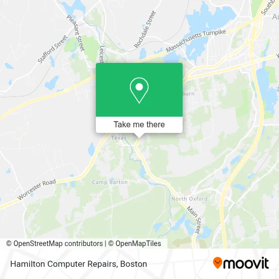 Hamilton Computer Repairs map