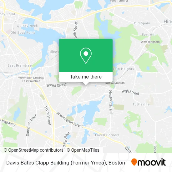Davis Bates Clapp Building (Former Ymca) map