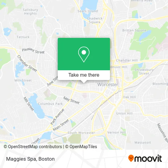 Maggies Spa map