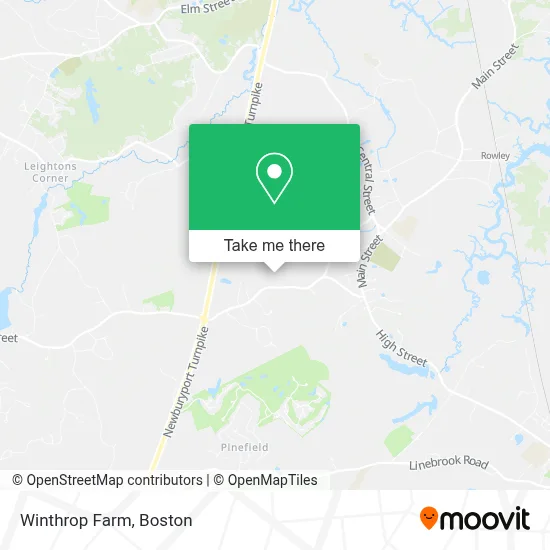 Winthrop Farm map
