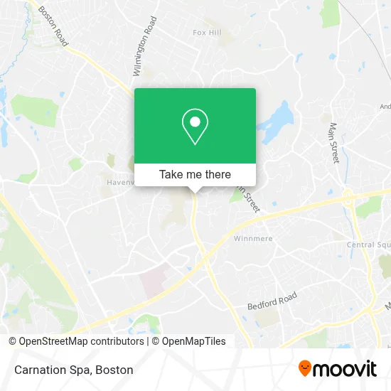 Carnation Spa map